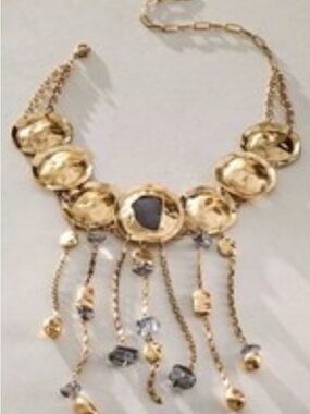 Free  PEOPLE Speak Up Statement Layer Necklace - Gold